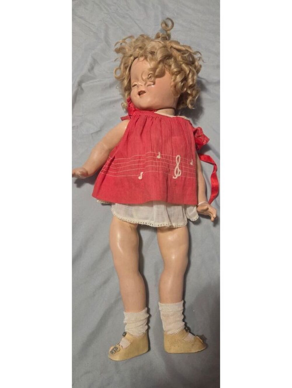Vintage Shirley Temple Doll with Musical Dress